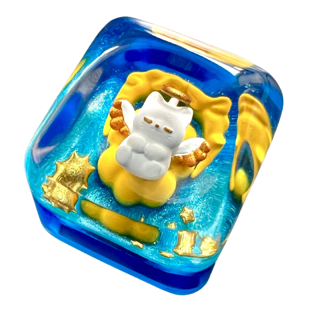 BaWlab artisan keycap product on the right